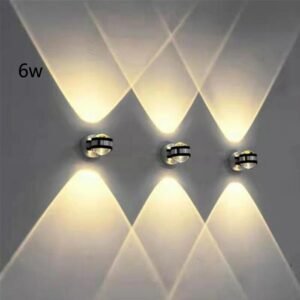 3W 6W Crystal LED Wall Light Up&Down Indoor Lighting Home Decoration lamp Living Room Corridor Aisle background Wall Sconce 1