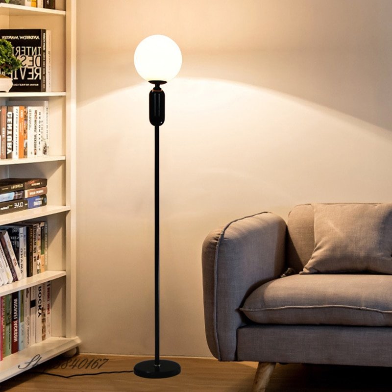 Modern Floor Light LED Marble Base Free Standing Lamps for Living Room Bedroom Floor Lamps Lamparas De Pie Led Modernas Stand 1
