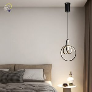 LED Nordic Pendant Lights Hanging Lamp Indoor Lighting Home Decoration Bedroom Bedside Living Room Study Stairs Modern Lamp 1
