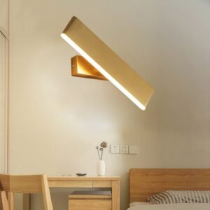 Modern Led Long Wall Lamp Creative Rotatable Acrylic Staircase Aisle Bedroom Bedside Living Room Stairs Lamps Decor Arts 1