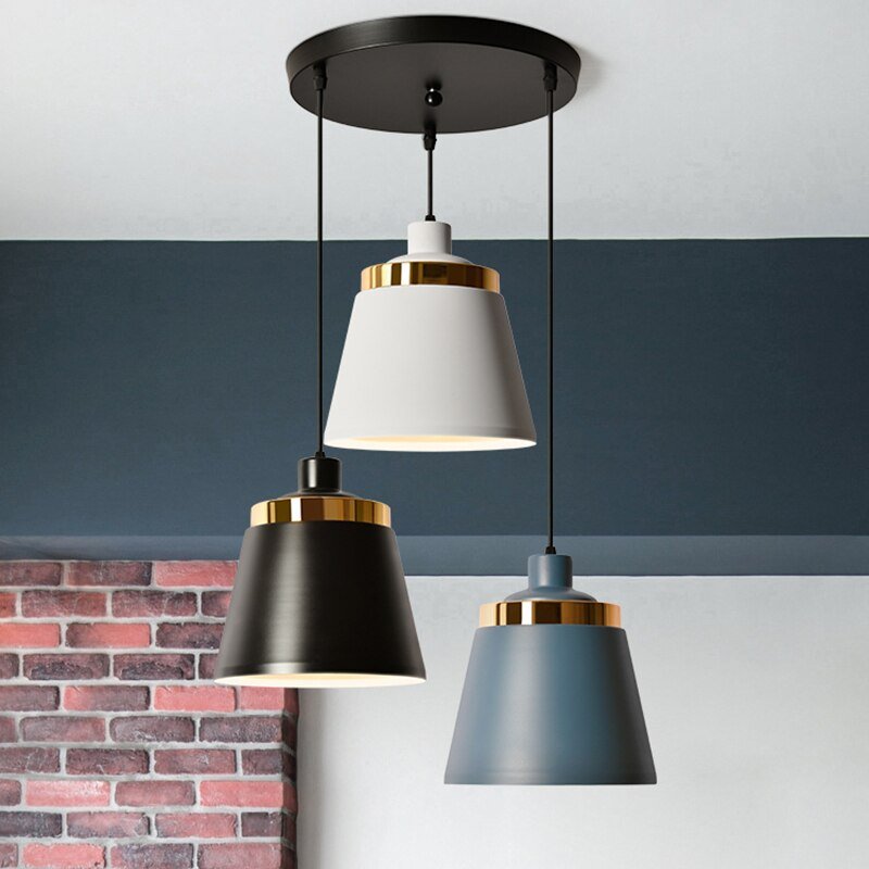 Modern Macaron Pendant Lights Colourful Hanging Lamps for Living Room Hanglamp Dining Room Light Fixtures Personality Pendant 5