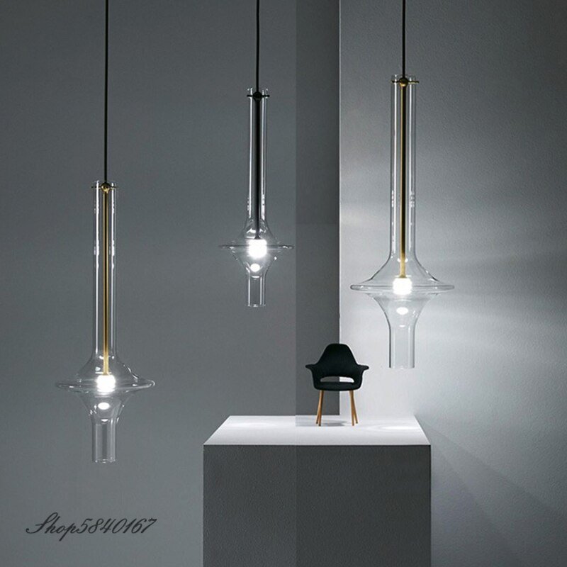 Post Modern Pendant Lamp Nordic Luxury Glass Pendant Light Loft Kitchen Hanging Lamps Bedroom Lamps Pendant Suspension Luminaire 4
