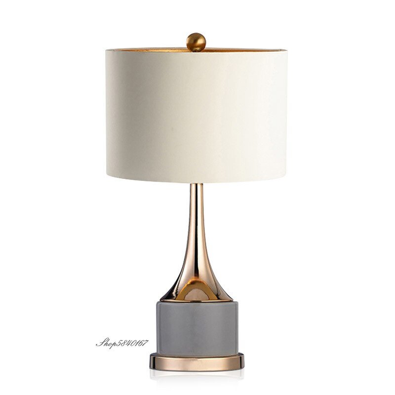 American Modern Table Lamp Creative Metal Desk Lamp Light for Living Room Bed Room Decoration Table Light Fixture E27 Luminaire 6
