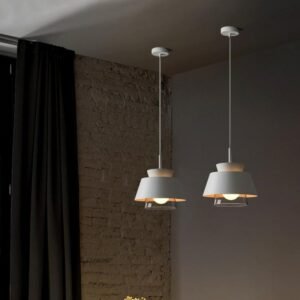 Nordic Modern Pendant Lights Colorful Iron Hanglamp for Bedroom Dining Room Bar Decor Luminaire Suspension E27 Light Fixtures 1