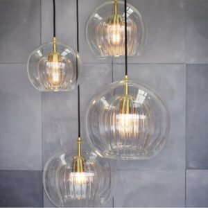 Modern Double-layered Glass Pendant Lights Simple Kitchen Light Fixtures Living Room Home Decor Dining Room Suspension Luminaire 1