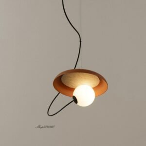 Nordic New Magnet Movable Pendant Light Designer Disc Minimalist Suspension Luminaire for Living Room Bedroom Cafe Shop Hanglamp 1