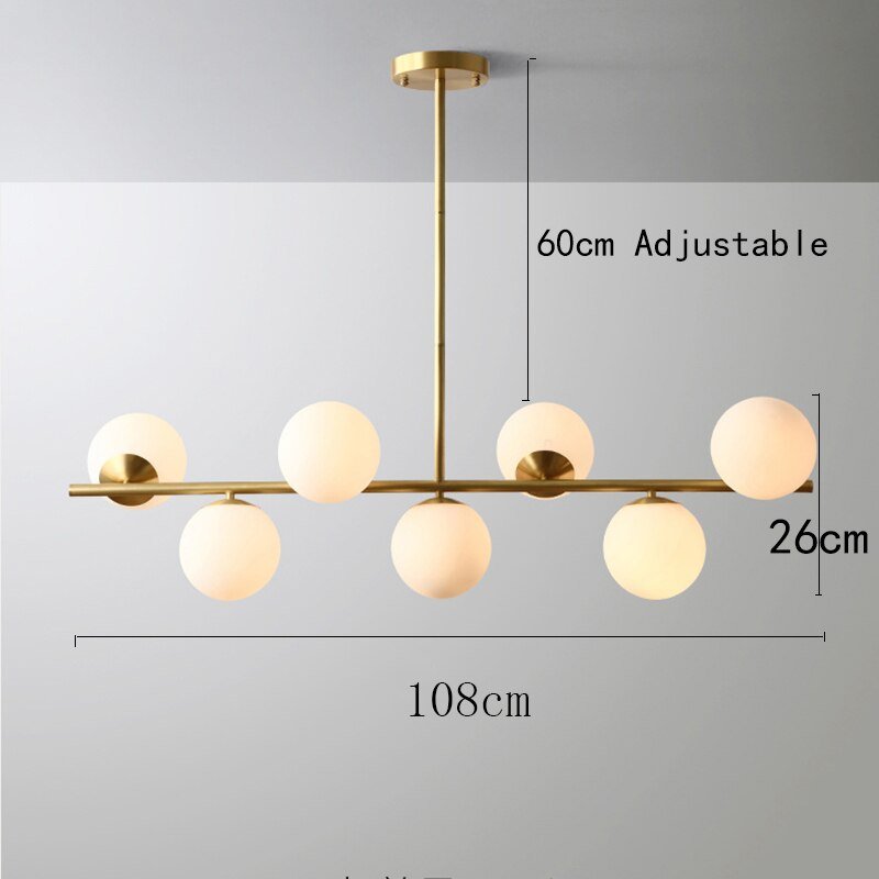 Nordic Pendant Lights Frosted Glass Pendant Lamp Modern Living Room Hanging Lamps Luminaire Loft Kitchen Fixtures Bedroom Lamps 3
