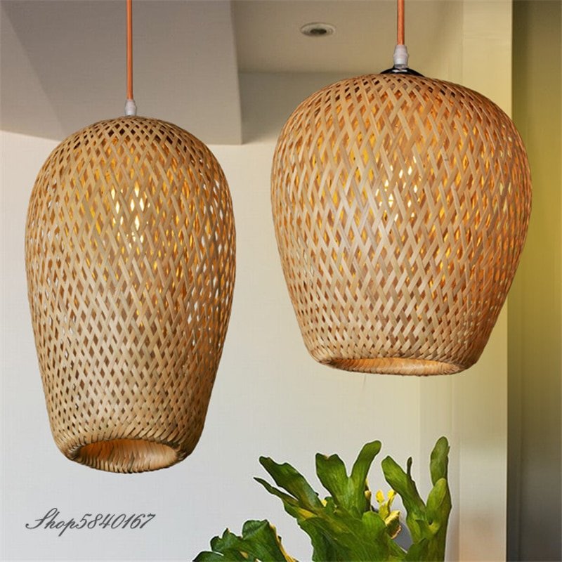 Chinese Handmake Bamboo Pendant Light For Living Room Dining Room Loft Light Fixture Restaurant Hanglamp Decor Luminaire E27 3