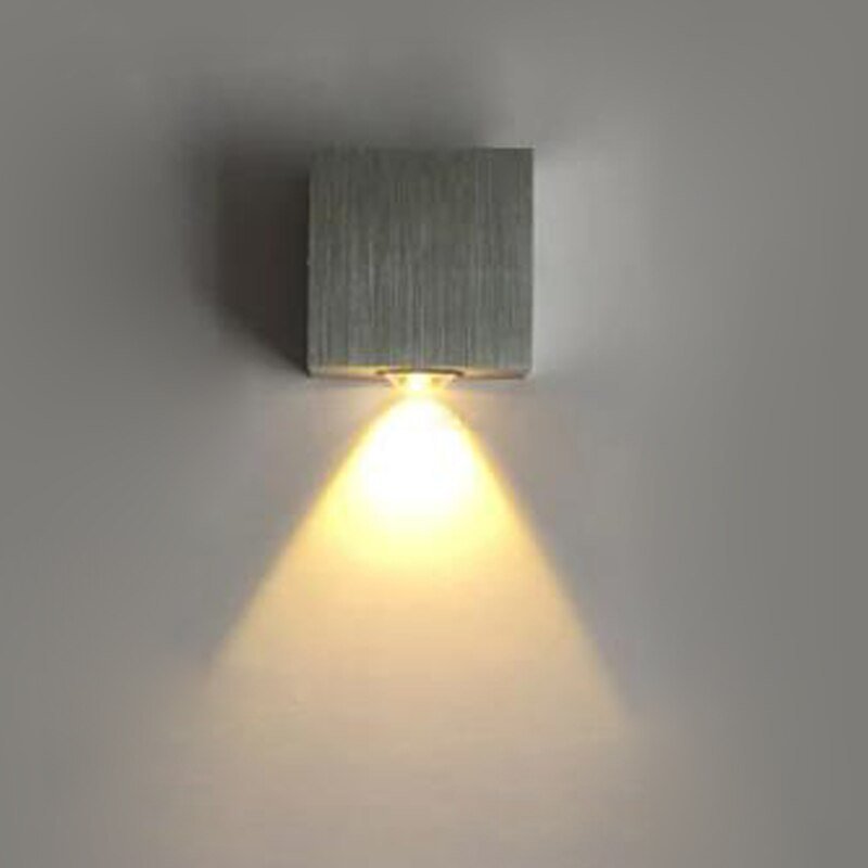 Indoor Decoration LED Wall Light 1W2W3W4W AC90-265V Aluminum Wall Lamps for aisle corridor stairs Room Hotel 4
