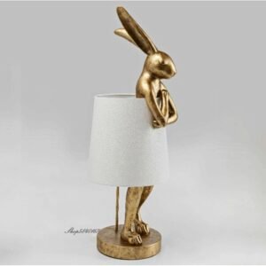 Rein Standing Rabbit Table Lamp Creative Shy Cartoon Desk Lamp Lighting Decor for Children Bedroom Personality Beside Lamp E27 1
