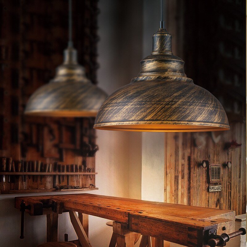 Industrial Pendant Light Kitchen Fixtures Retro Iron Hanging Lamps for Dining Room Loft Pendant Restaurant Suspension Luminaire 6