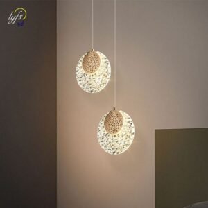 Nordic Crystal LED Pendant Lights Indoor Lighting For Home Living Room Decoration Dining Tables Bedroom Bedside Hanging Lamp 1