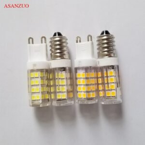 E14 G9 LED Light Bulb G4 5W 110V 220V SMD LED Lamp replace 30w 40w 50w Halogen for Candle Crystal Chandelier refrigerator 1