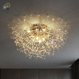 Modern Dandelion Crystal Ceiling Light Decorative Led Ceiling Lamp For Living Room Dining Room Home Corrido Cloakroom 1