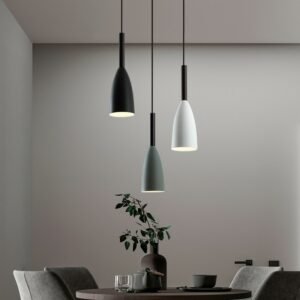 Nordic modern dining-room Suspension Luminaire pendant lamp bar artistic lamp bedroom hot household aluminum wood droplight 1