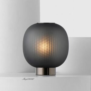 New Black Glass Table Lamp Nordic Design Lamps Home Decor Hanging Light for Living Room Bedroom Beside Lamp Led Luxury Luminaire 1