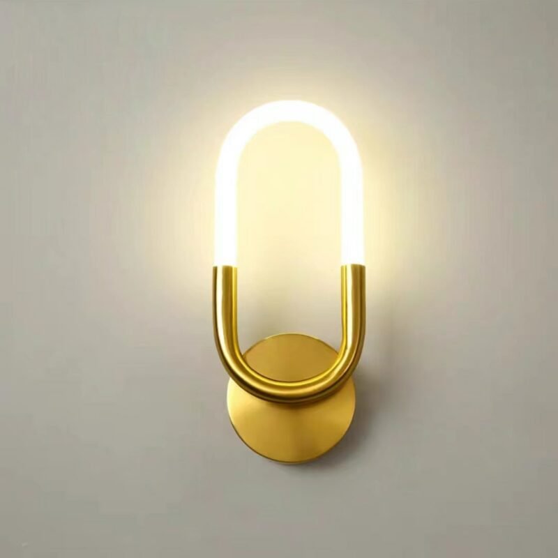 Modern LED Wall light U-shaped lamp Simple Home decoration Bathroom Bedroom Corridor Bedside Wall lamps 4