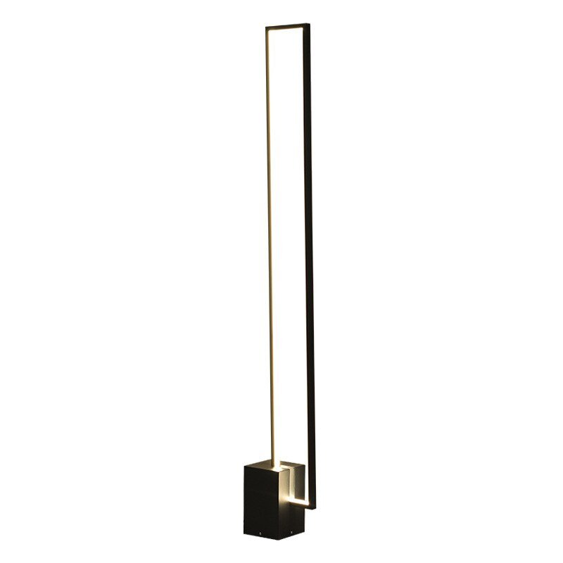 Geometric Square Led Floor Lamp Modern Dimmable Black Stand Lights Living Room Decoration Tall Lamps for Bedroom Corner Lamps 6