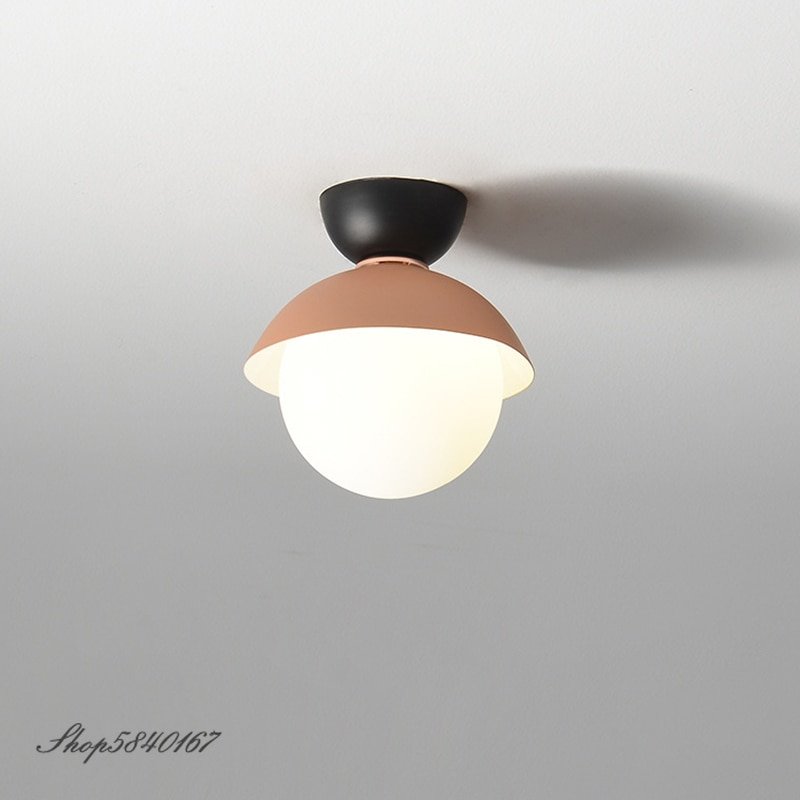 Nordic Corridor Ceiling Light Led Macaron Color Living Room Lights Simple Indoor Home Lighting Ceiling Kitchen Ceiling Lamps 1
