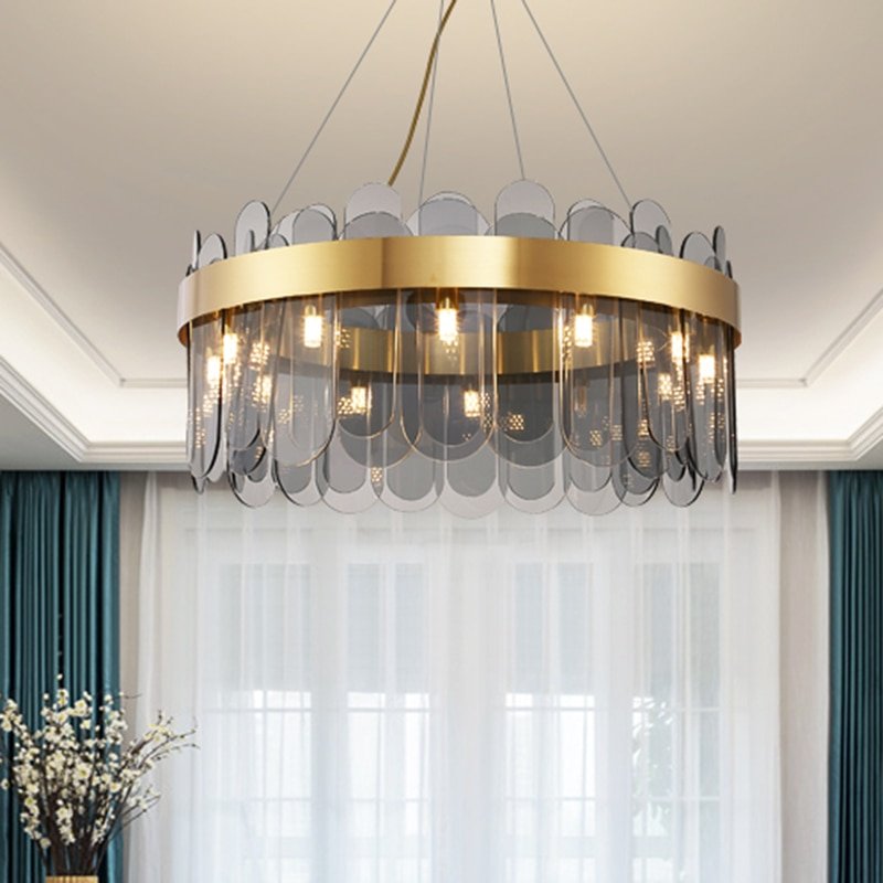 Nordic Modern Glass Pendant Light Creative Crystal Hanglamp for Living Room Dining Room Restaurant Decoration Led Hanging Lamp 1