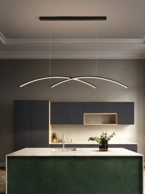 Nordic LED pendant lights for Living Kitchen Dining Room Hanging Lamps Home Decoration Indoor Lighting Fixture Black 1