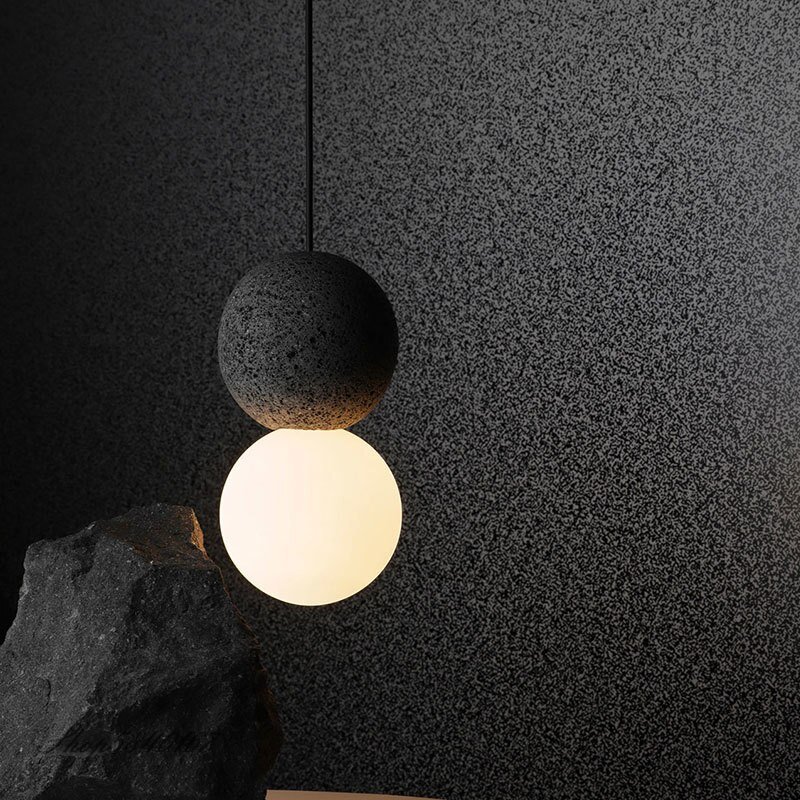 Nordic Cement Pendant Light Ins Creative Pendant Lamp for Living Room Hanging Lamps Dining Room Lights Clothing Shop Suspension 2