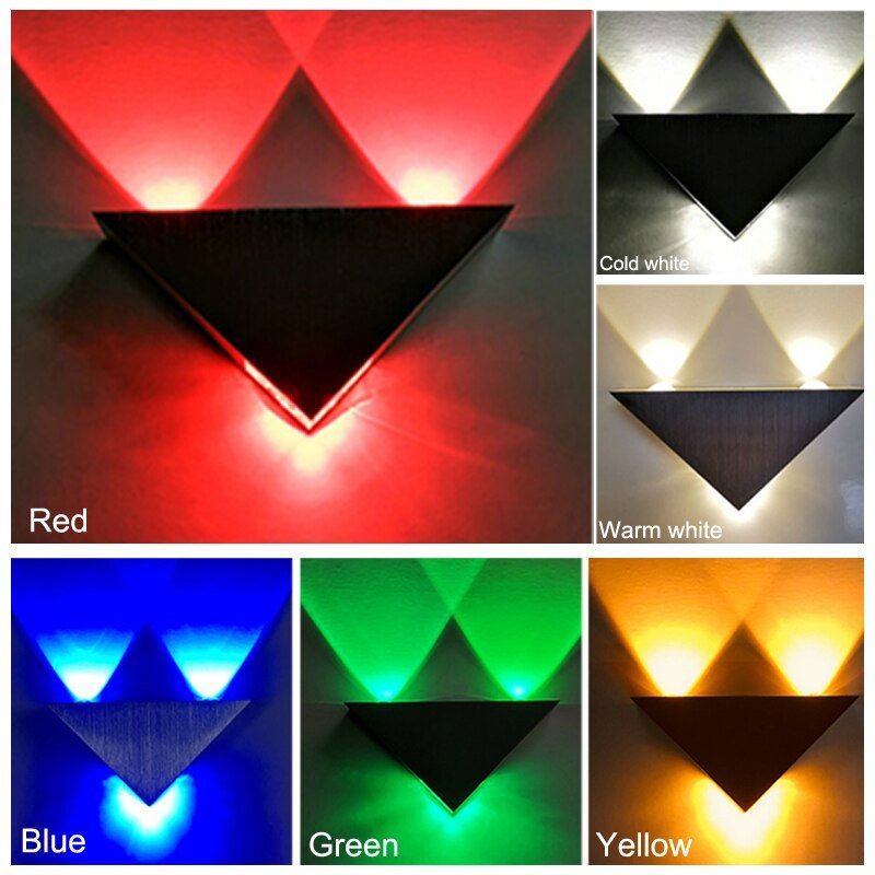 Indoor Decoration LED Wall Light 1W2W3W4W AC90-265V Aluminum Wall Lamps for aisle corridor stairs Room Hotel 2