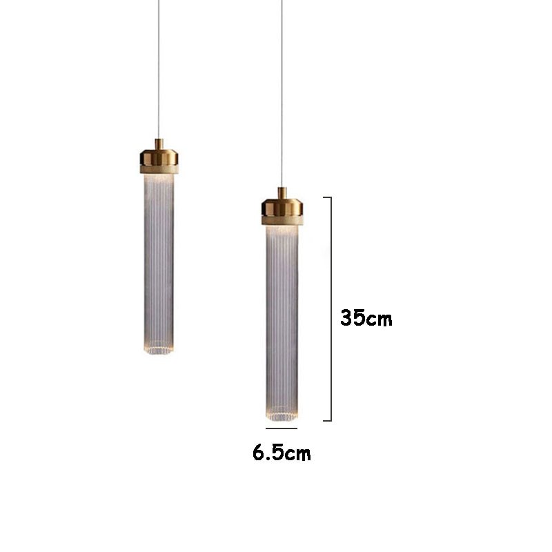 Modern LED Hanging Lamps Gold Home Decor Pendant Lights Glass Lights Living Room Droplight Bedroom Lighting Fixtures 6