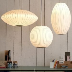 Italian Silk Cloth Pendant Lights Creative Living Room Pendant Hanging Lamps Modern Dining Room Lamps Decoration Indoor Lighting 1