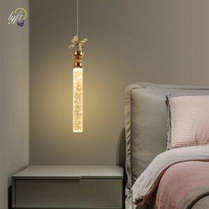 Nordic LED Pendant Lights Indoor Lighting Hanging Lamp Room Decor Kitchen Living Room Bar Counter Study Bedroom Bedside Light 1