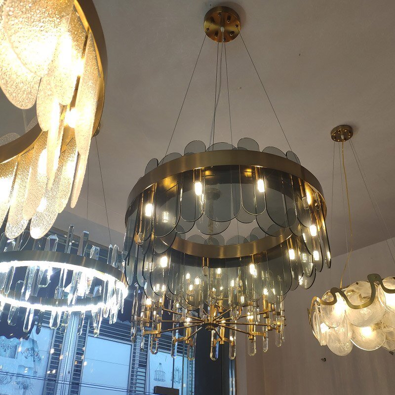 Nordic Modern Glass Pendant Light Creative Crystal Hanglamp for Living Room Dining Room Restaurant Decoration Led Hanging Lamp 3
