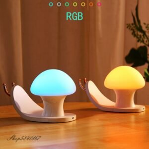 Creative Nightlight LED RGB Snail House Night Lamp Sensor Night Light for Kids Children Room Dimmable Beside Lamp USB Chargeable 1