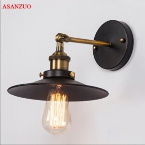 American Retro Iron wall lamps Industrial Lighting Home Decor Loft Cafe Resturant Living Room Kitchen Bar Wall Sconce Fixture 1
