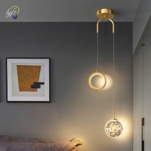 Nordic LED Pendant Light Indoor Lighting For Home Living Room Kitchen Dining Table Bedroom Light Decoration Hanging Ceiling Lamp 1