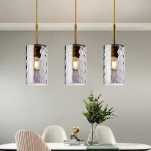 Nordic Pendant Lights LED Glass Hanging Lamp Kitchen Light Fixtures Dining Living Room Bedroom Bedside Pendant Lamp 1