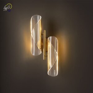 Nordic LED Wall Lamp Indoor Lighting For Home Bathroom Hotel Living Room Decoration Bedside Lamp Bed Luxurious Modern Light 1