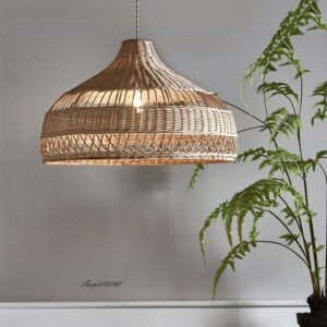 New Chinese Style Pendant Lights Rattan Handmake Hanging Lamp for Living Room Decoration Dining Room Light Fixture E27 Luminaire 1