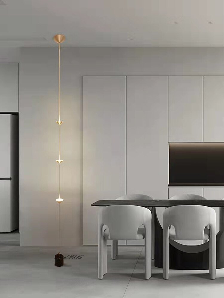Nordic Designer Standing Floor Lamp Adjustable H250-320cm Led Corner Floor Lamps Living Room Bedroom Decor Through Connect Light 2