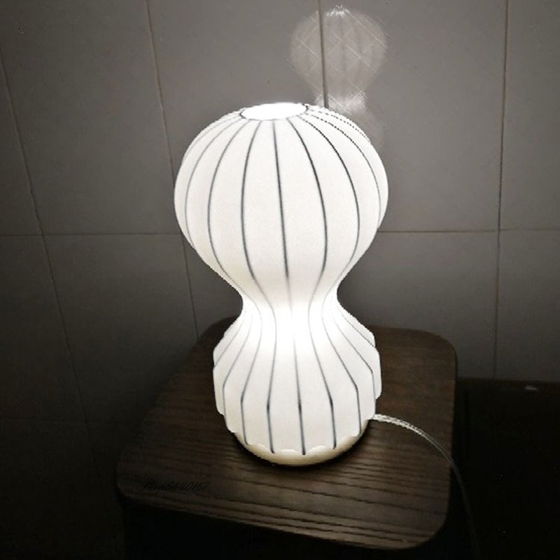 Italian Silk Table Lamps Ins Creative Hot Air Balloon Desk Lamp Lights Living Room Decoration Modern Silk Bedroom Beside Lamp 5