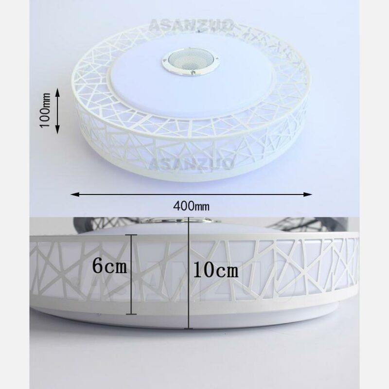 Modern LED ceiling Lights RGB Dimmable 36W APP Remote control Bluetooth Music light foyer bedroom Smart ceiling lamp AC85-265V 5