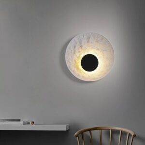 Nordic Light Loft Resin Art Circle Wall Lamps Living Room Bedroom Bedside lamp Indoor Lighting Home Decor Sconces 1