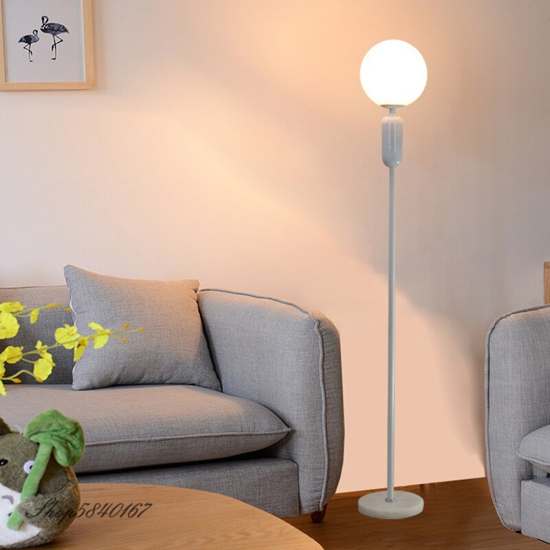 Modern Floor Light LED Marble Base Free Standing Lamps for Living Room Bedroom Floor Lamps Lamparas De Pie Led Modernas Stand 3