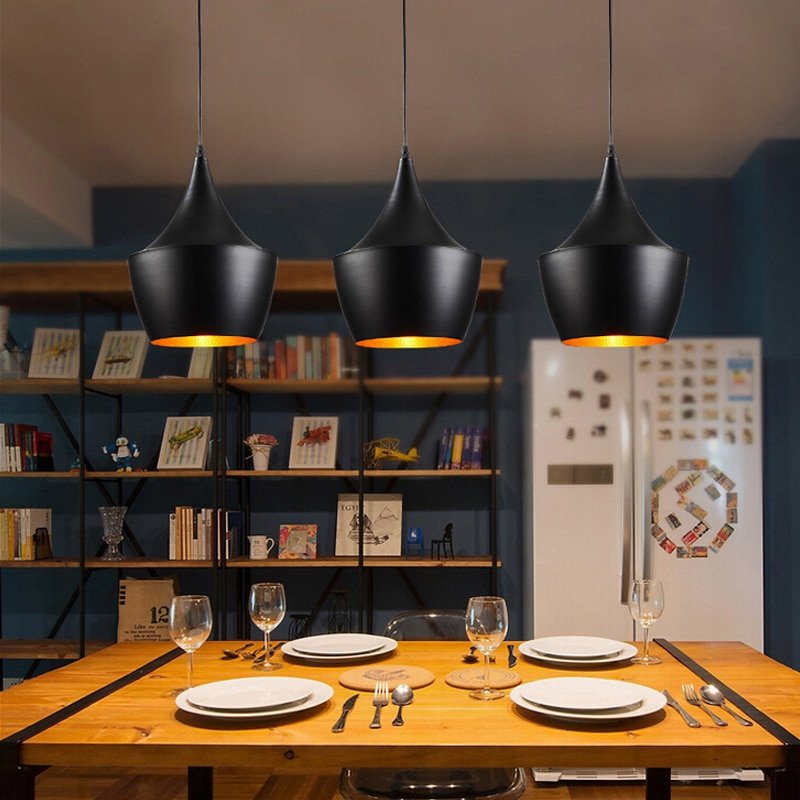 Retro American Pendant Lights E27 Modern Nordic Restaurant Hanging Lamps Vintage Dining Living Room Bar Cafe Droplight Fixtures 4
