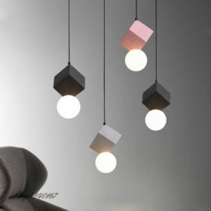 Nordic Personality Pendant Light Resin Honeycomb Hanging Pendant Lamps Bedroom Lamps Bar Kitchen Fixtures Dinning Room Lights 1