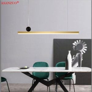 Nordic Style Dimmable Led Pendant Light Kitchen Decorative Luminaires Dine Room Hanging Lamp Coffee Dining Tables Lighting Lamp 1