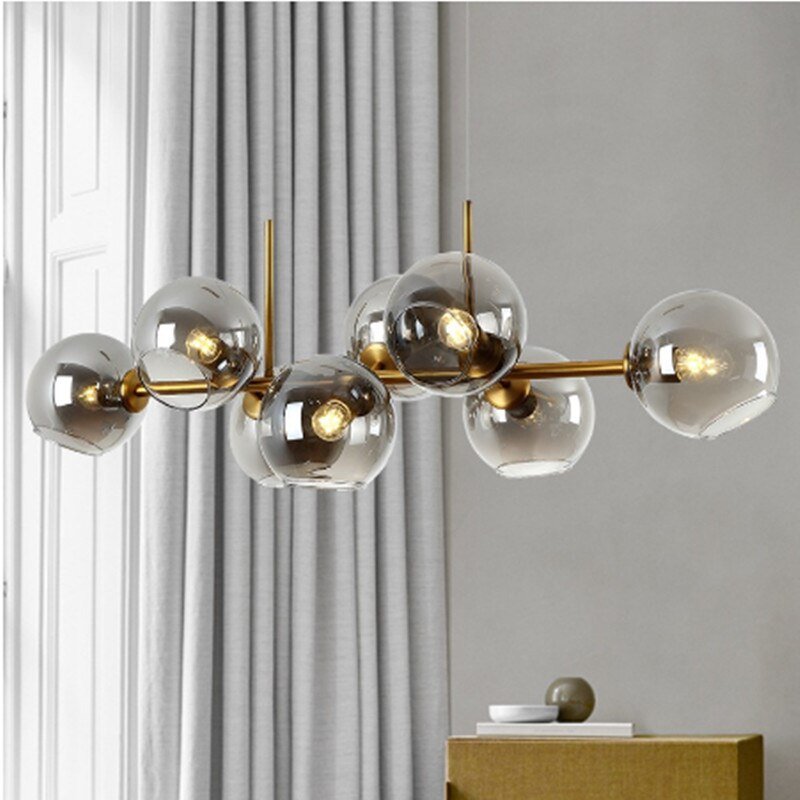 nordic Classic modo pendant lights industrial retro glass light fixtures for dining room living room decoration 2