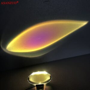 Angel's Eye Crystal Table Lamp Bedside Lamp Bedroom Projection Sunset Red Rainbow Decoration Photo Atmosphere Lamp 1
