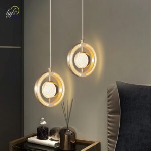 Nordic LED Pendant Lights Indoor Lighting Hanging Lamp Home Decoration Bedroom Bedside Living Room Dining Tables Modern Light 1