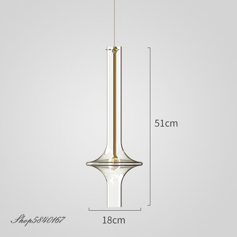 Post Modern Pendant Lamp Nordic Luxury Glass Pendant Light Loft Kitchen Hanging Lamps Bedroom Lamps Pendant Suspension Luminaire 6