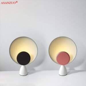 Modern living room LED table lamp Nordic creative personality bedroom bedside small night lamp decoration study desk lamp 1
